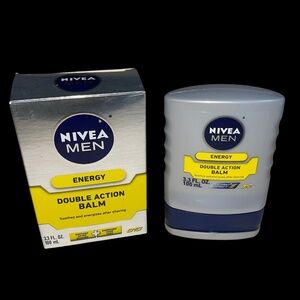Nivea Men Energy Double Action Balm Q10 Soothes And Energizes 3.3 fl oz New
